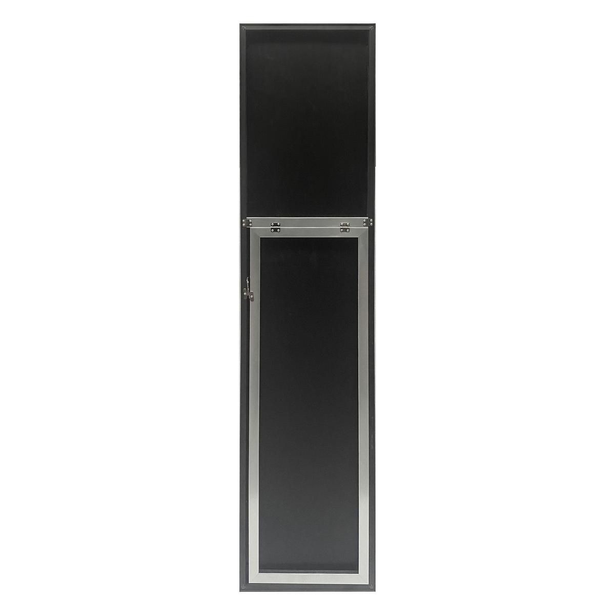 STANDSPIEGEL Barletta - Silberfarben, Glas/Kunststoff (35/150.6/150cm) - [en.casa]