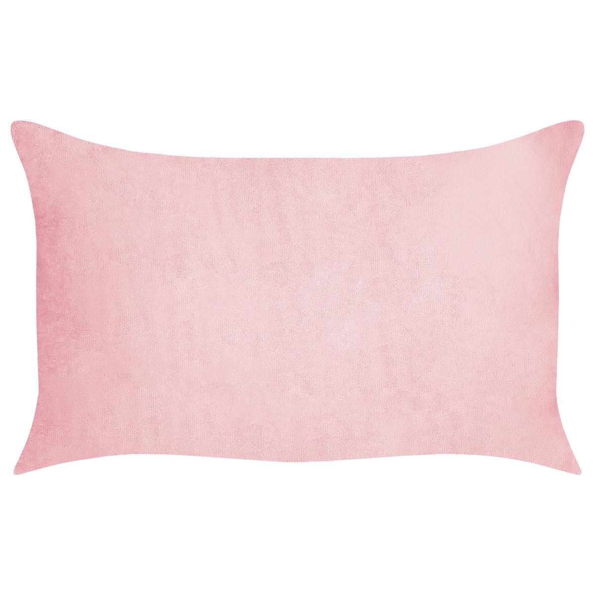 DEKOKISSEN CORD 2er-Set Rosa 43/43 cm Millet - Pink, Textil (43/43cm) - Beliani