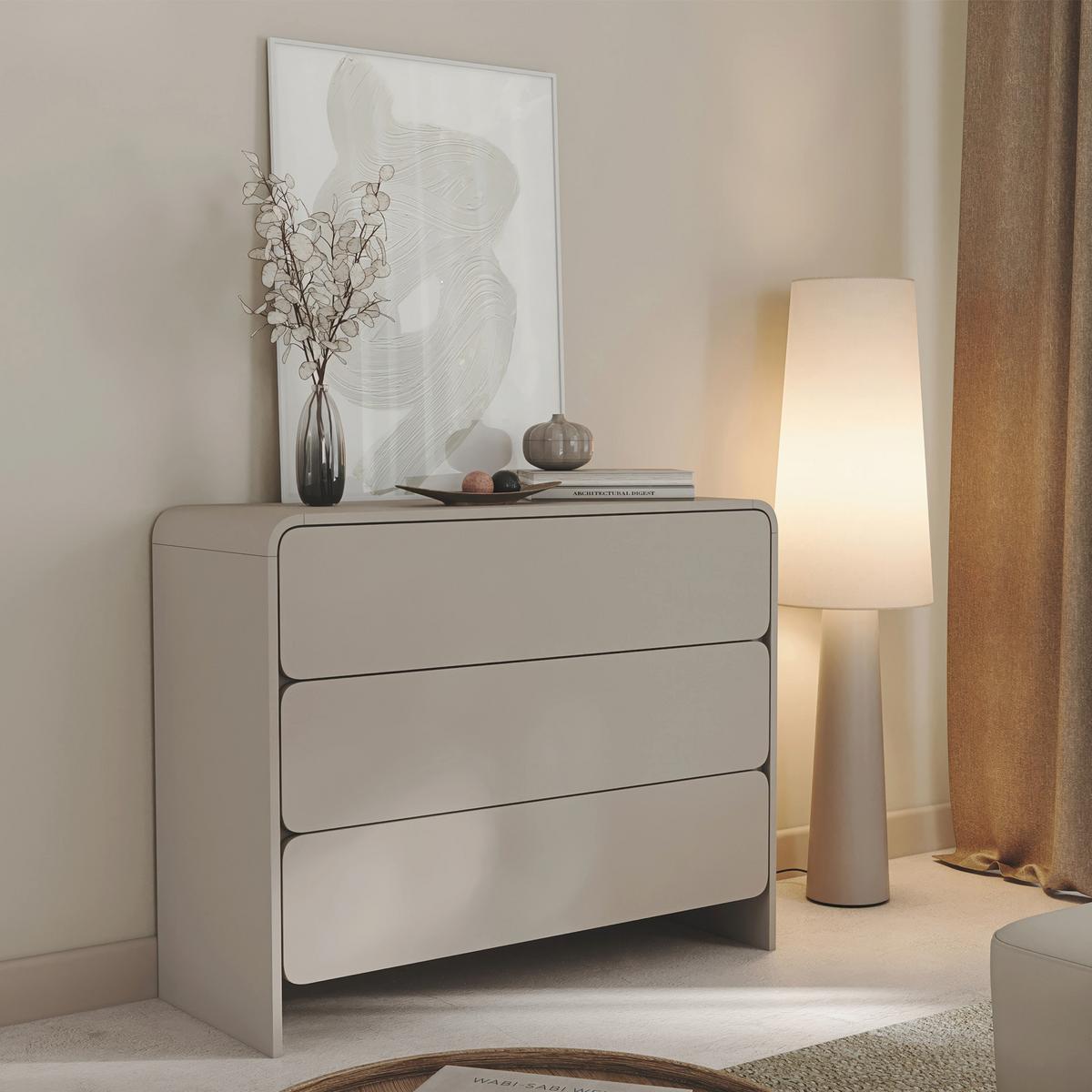 KOMMODE Lummo Kaschmir 100 cm - Kaschmir, Holzwerkstoff (100/80.5/39cm) - Selsey