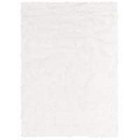 LUXUS SUPER SOFT FELLTEPPICH ASPEN MELIERT - Weiß, Textil (140/180cm) - Pergamon