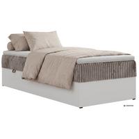 BOXBETT TRAVIT ZERO 90 90/200 - Hellbraun Cord - Topper T25 - H3 - Hellbraun/Schwarz, Kunststoff/Textil (90/200cm) - MKS