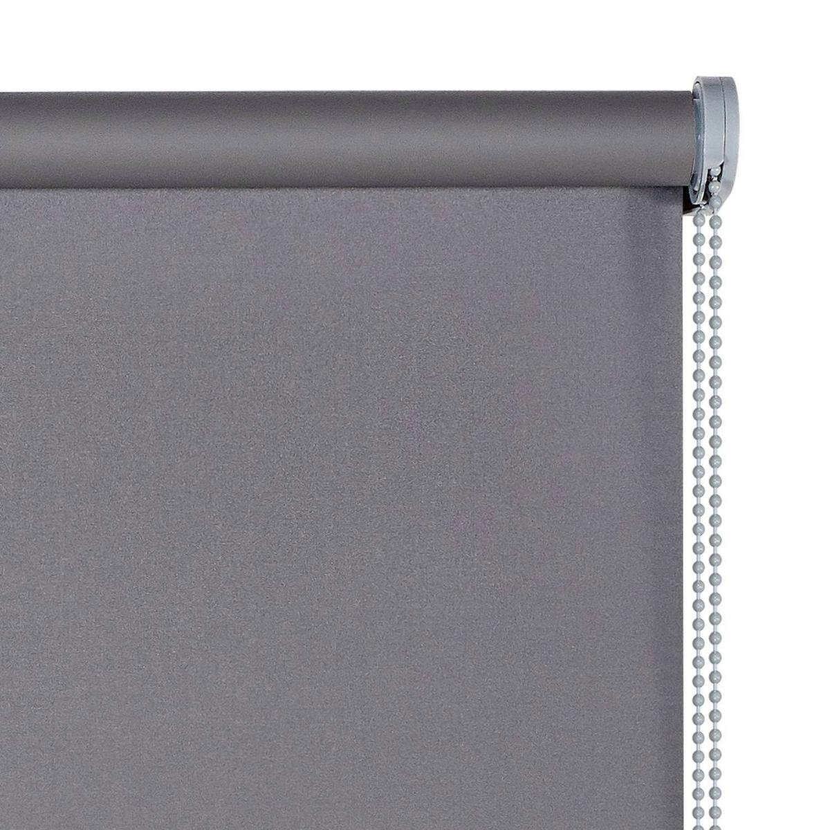 VERDUNKELUNGSROLLO Grau 120x250 cm - Grau, Kunststoff (120/250cm) - STORESDECO