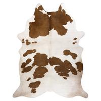 TEPPICH Künstliches Rindsleder 100/150 cm - Weiß, Textil (100/150cm) - rugsX