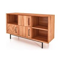 KOMMODE BREIT LEON Kernbuche - Kernbuche, Holz (144/80/45cm) - byoak