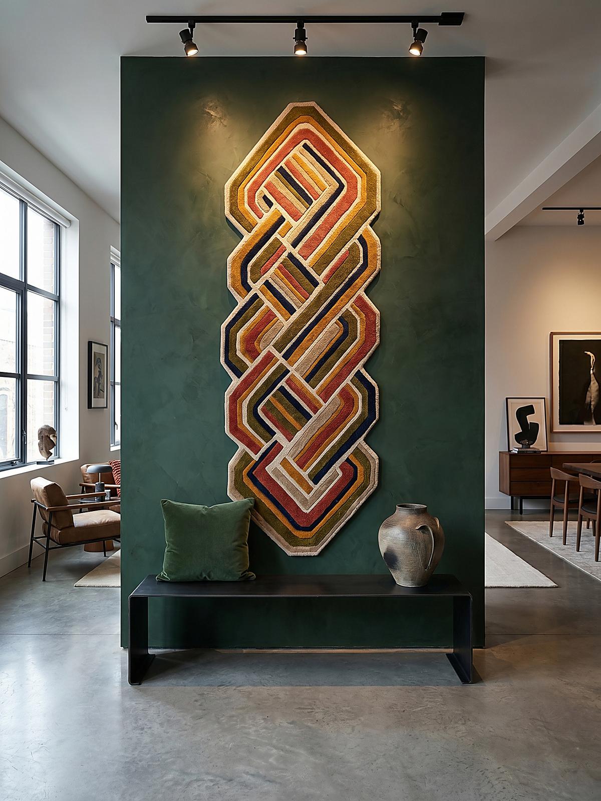 TEPPICH aus Wolle SOAR in Terrakotta, geometrisch, 80 x 300 cm - Rot, Textil (300/80cm) - KADIMA DESIGN