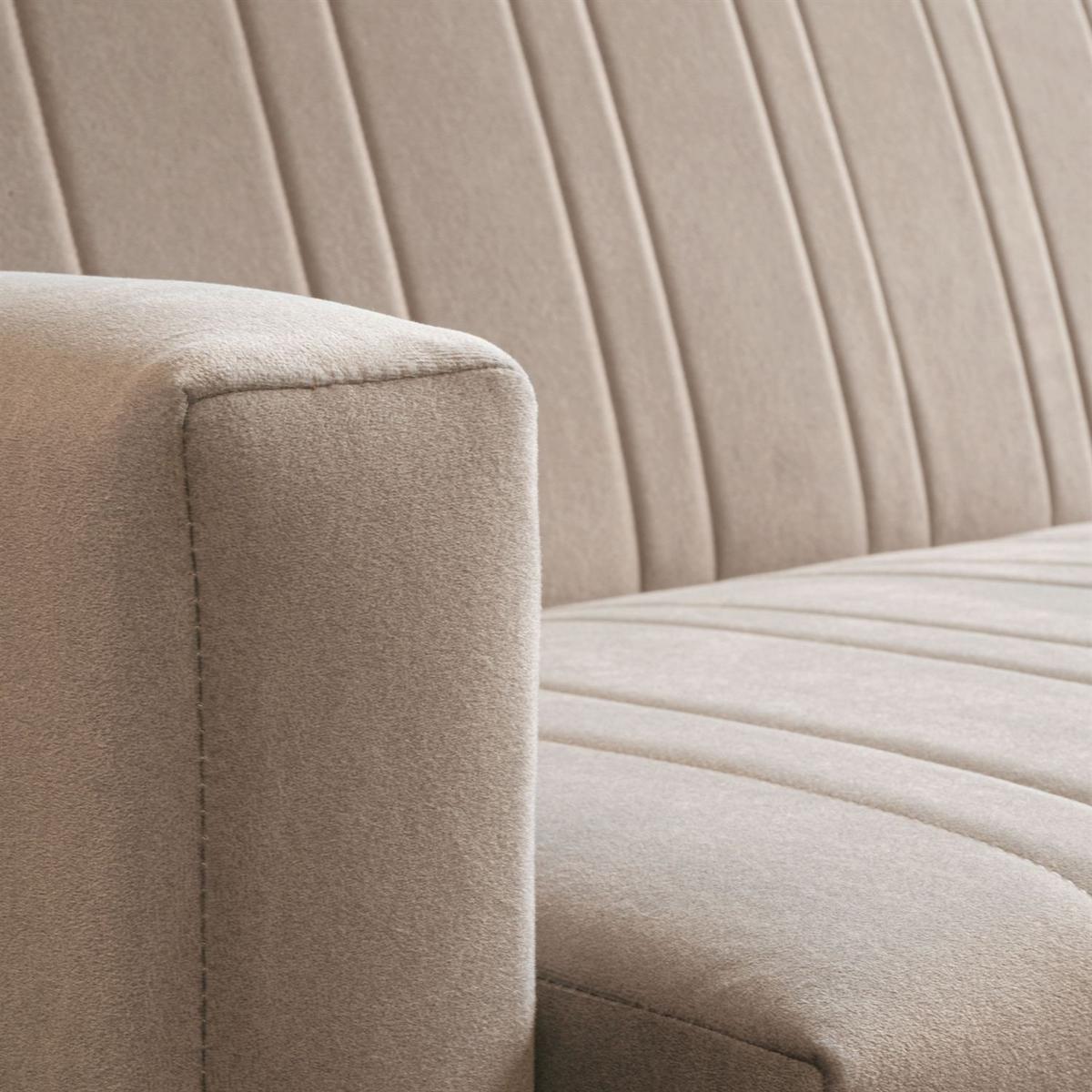SCHLAFSOFA VERO MAX mit Schlaffunktion Castel 15 - Beige, Textil (191/88/90cm) - Lookway
