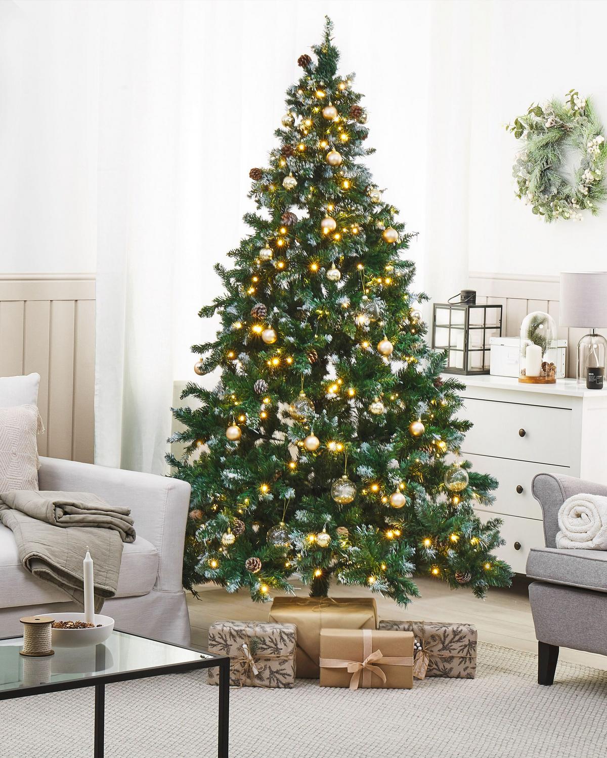 WEIHNACHTSBAUM 210 cm Grün Palomar - Grün, Kunststoff (210cm) - Beliani