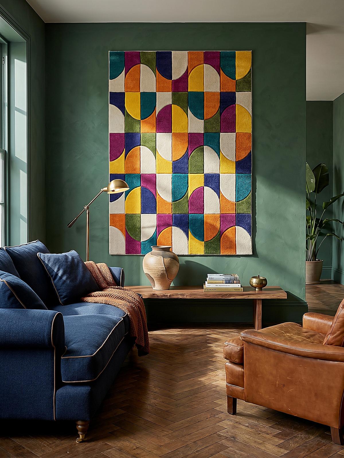 TEPPICH QUAGGY, geometrisch, Bunt, 80 x 150 cm - Multicolor, Textil (150/80cm) - KADIMA DESIGN