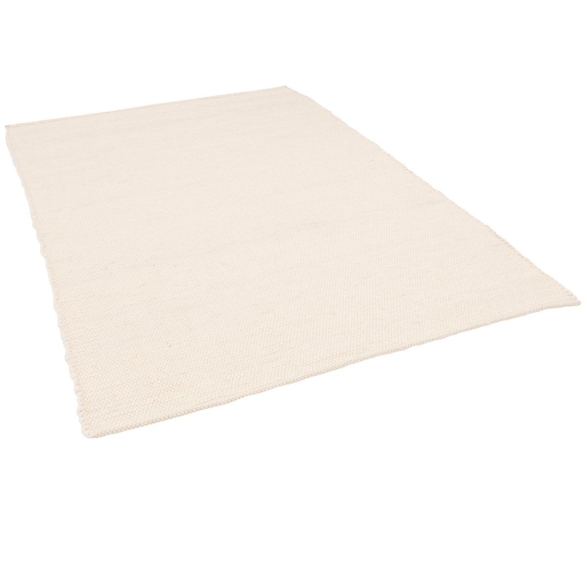 NATUR TEPPICH WOLLE ALASKA MELIERT - Ecru, Textil (70/240cm) - Pergamon