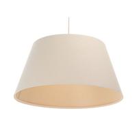 HÄNGELEUCHTE Beige 50/25 cm - Beige, Kunststoff (50/1/25cm) - ONZENO