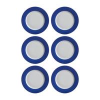 DESSERTTELLER Doppio Indigo Blau ø 20 cm 6er Set - Blau, Keramik (20cm) - Ritzenhoff Breker