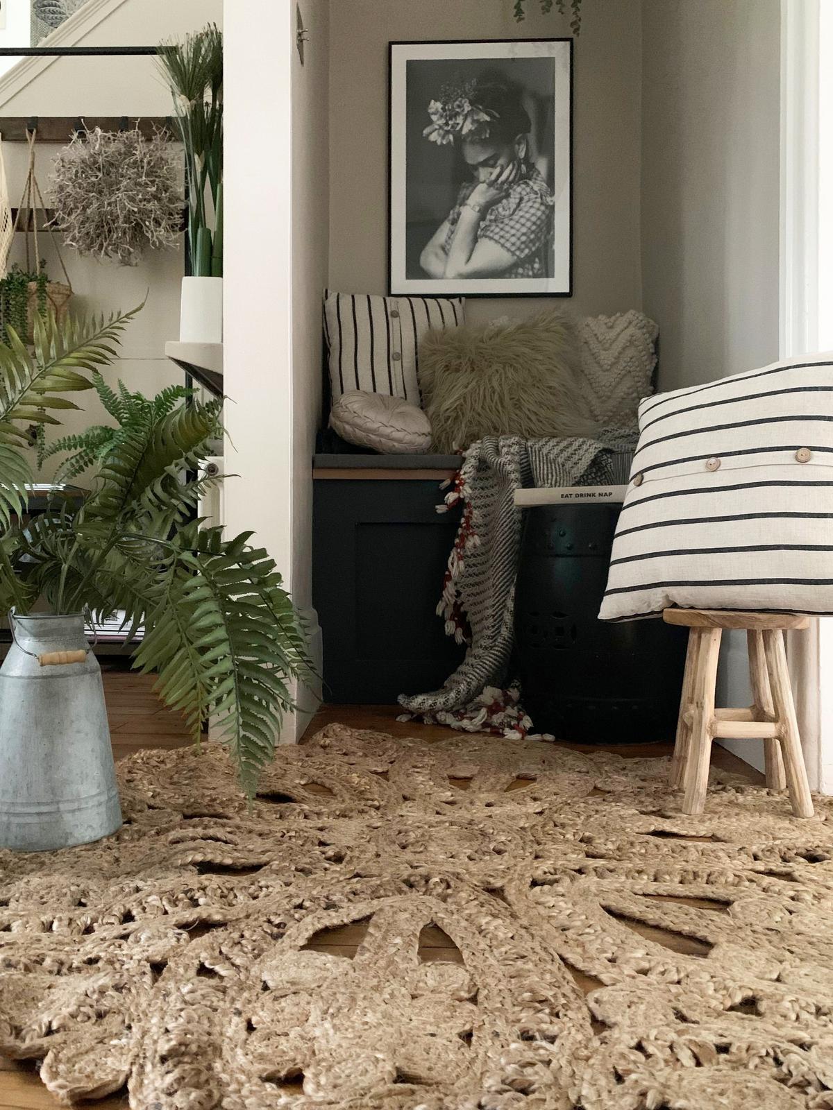 DEKOKISSEN 2er-Set Beige 43/43 cm Cynara - Beige, Naturmaterialen/Textil (43/43cm) - Beliani