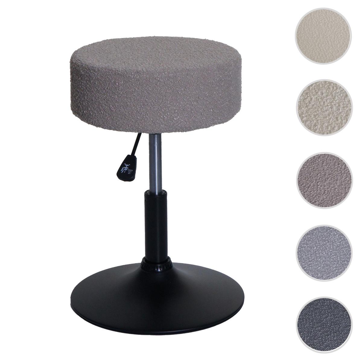 HOCKER taupe - Taupe, Textil (37/57/37cm) - MCW