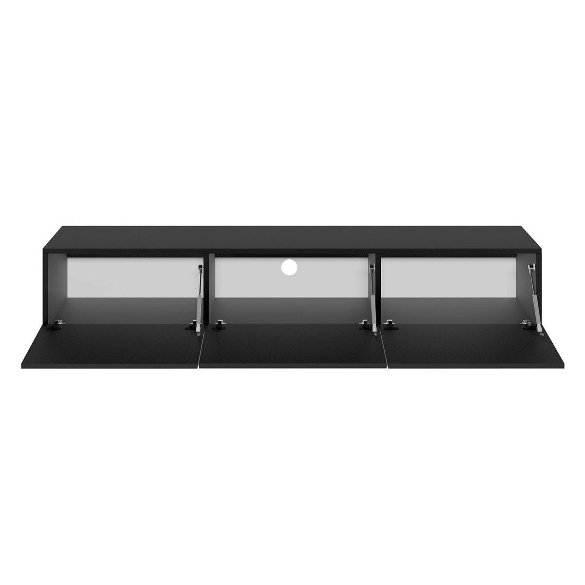 TV-MÖBEL Idao Schwarz - Schwarz, Holzwerkstoff (180/35/29cm) - Petits-meubles