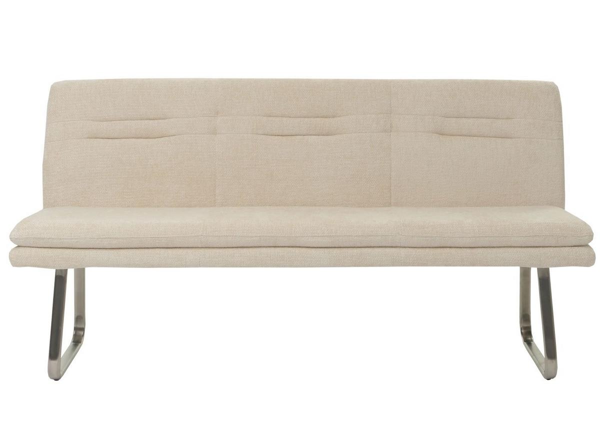 SITZBANK Cremeweiß - Creme/Weiß, Textil (180/93/58cm) - MCW