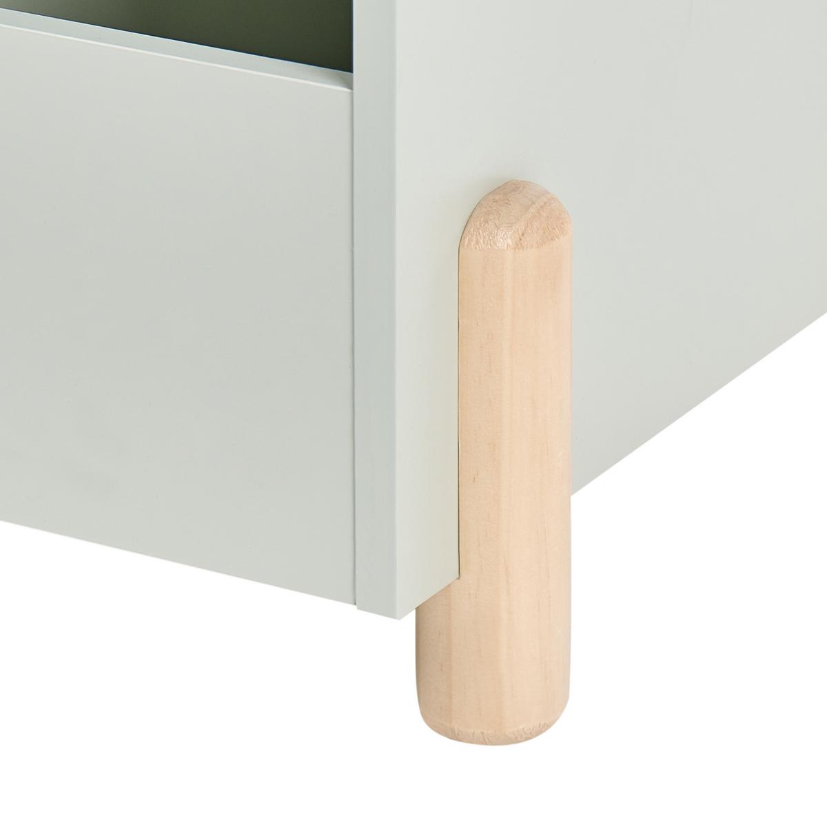 NACHTTISCH Hellgrün Quilpie - Hellgrün, Holzwerkstoff (36/40/45cm) - Beliani