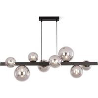 PENDELLEUCHTE Rose 90/25/160 cm - Schwarz, Metall (90/25/160cm) - ZMH