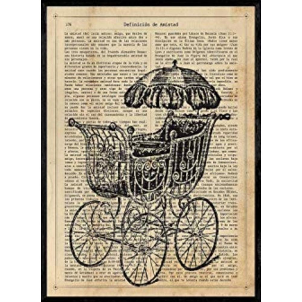 POSTER Autositz A4 Rahmenlos - Klar, Papier (29.7/5/21cm) - Nacnic