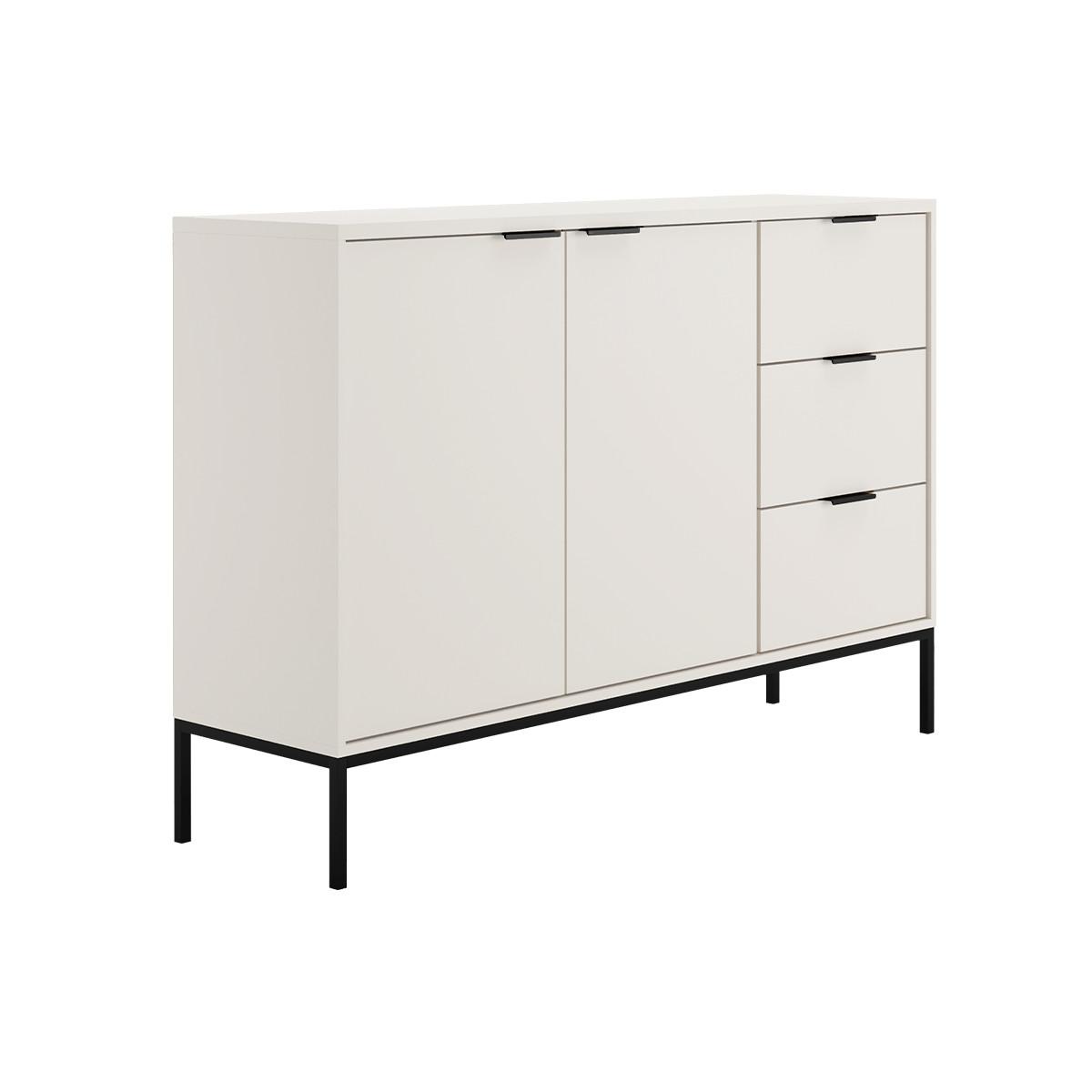SIDEBOARD Seattle Weiß - Weiß, Holzwerkstoff (150/100.4/40cm) - Petits-meubles