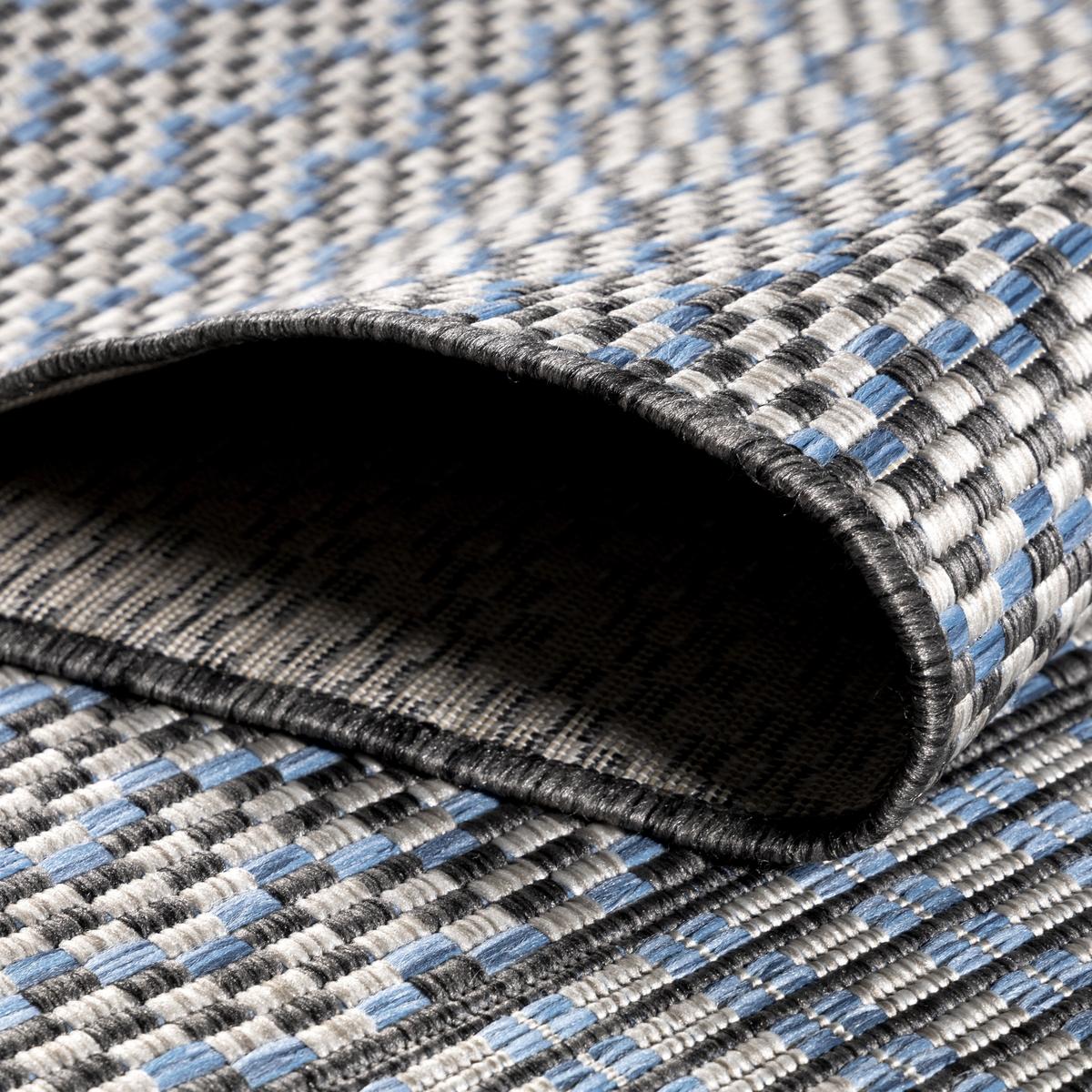 TEPPICH Outdoor SARNTAL in Grau, im Vintage-Stil, 120 x 170 cm - Grau, Textil (120/170cm) - KADIMA DESIGN