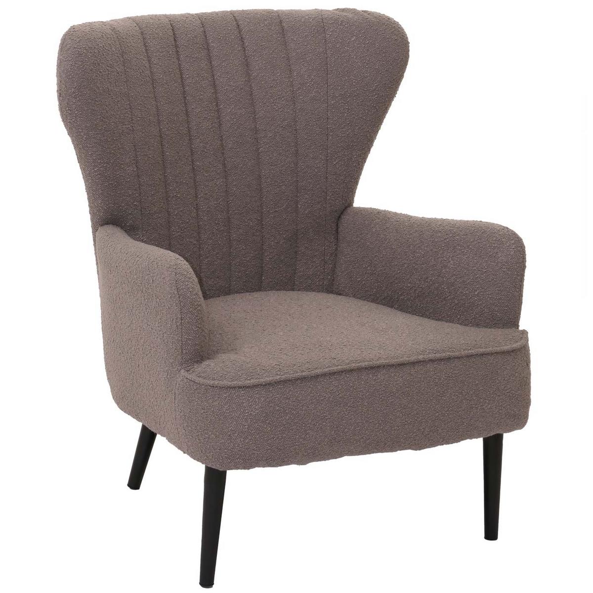 LOUNGE-SESSEL Hellgrau - Hellgrau, Textil (75/80/78cm) - MCW