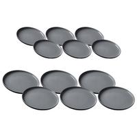 TAFELSERVICE Jasper schwarz 12er Set - Schwarz, Keramik (2/2/2cm) - Ritzenhoff Breker