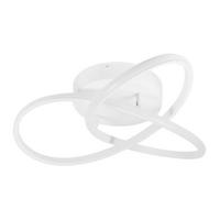 LED-DECKENLEUCHTE Grimmenwall 14/18/40 cm - Weiß, Metall (40/14/18cm) - ZMH