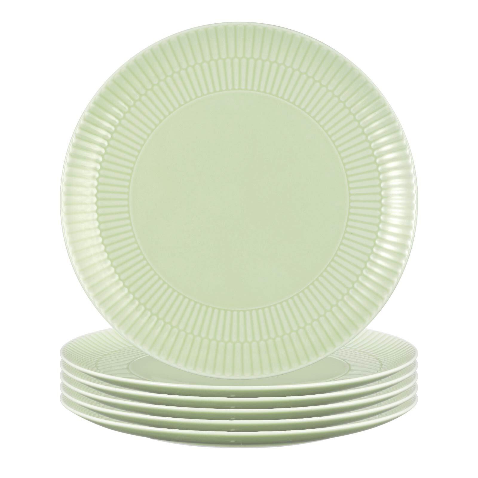 FRÜHSTÜCKSTELLER Amina Seladon ø 22,7 cm 6er Set - Grün, Keramik (22.7cm) - Seltmann Weiden