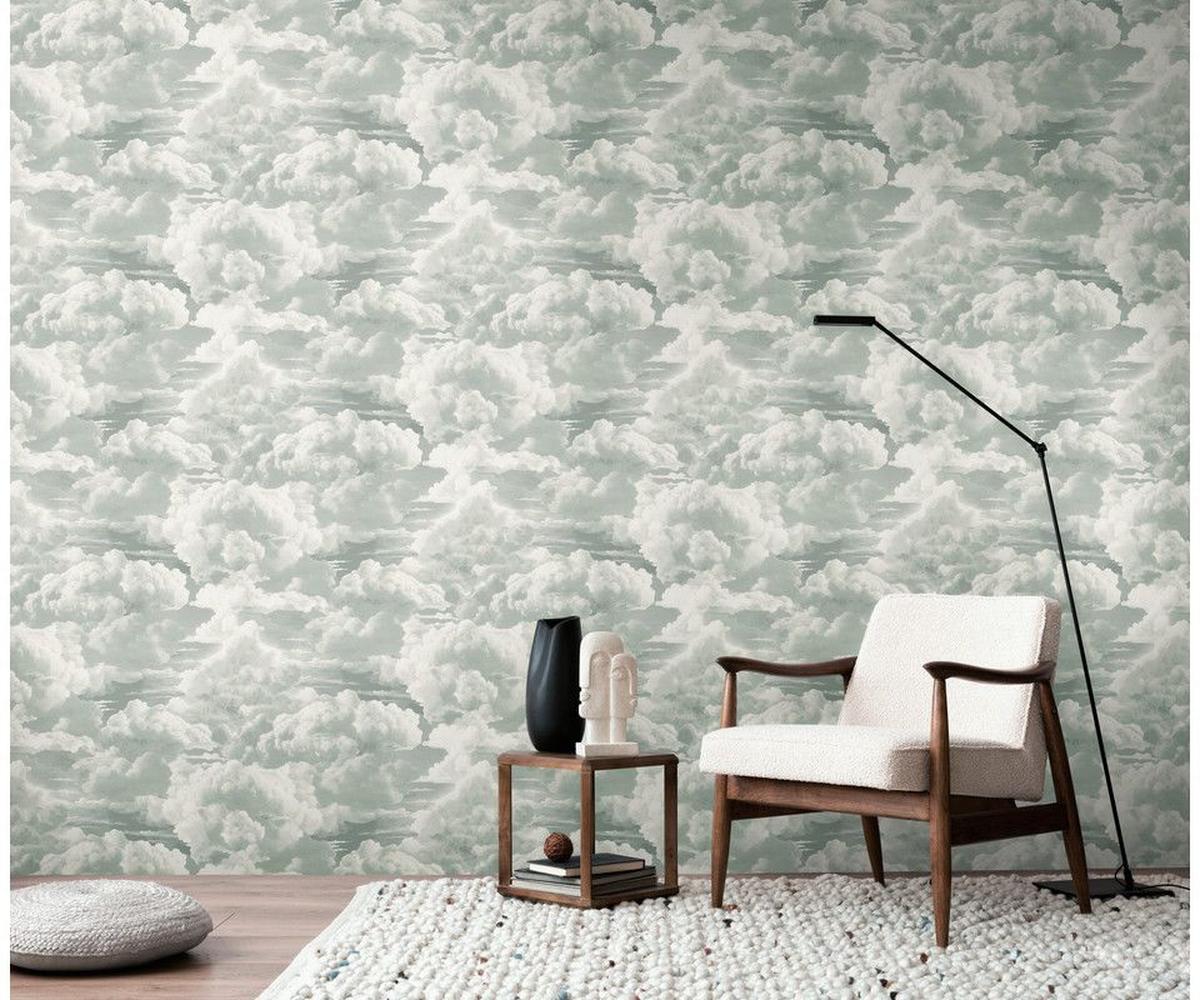 VLIESTAPETE Grau 53/1005 cm - Weiß, Textil (53/1cm) - KUNSTLOFT