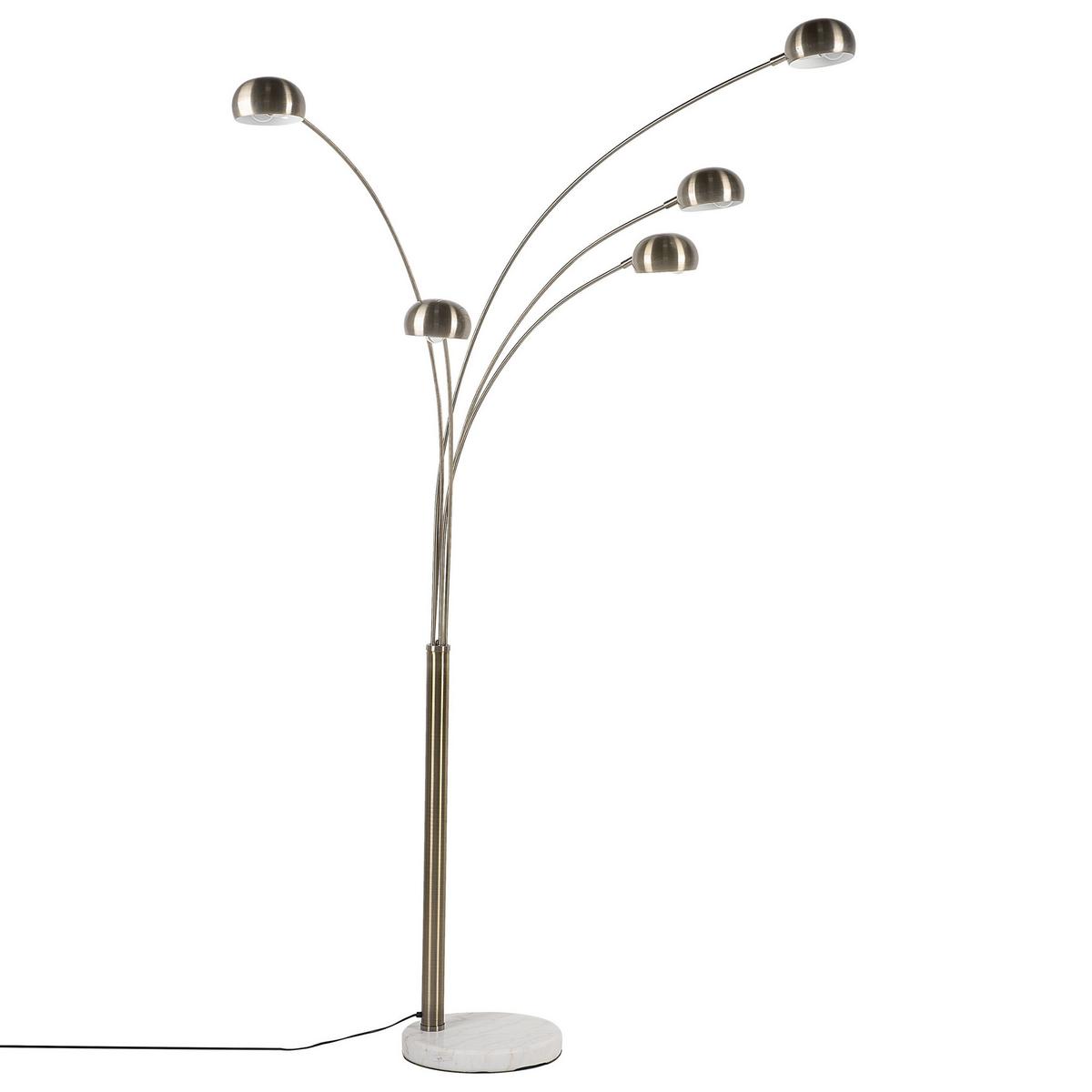 STEHLAMPE Flinders 100/100/212 cm - Goldfarben, Metall (100/100/212cm) - Beliani