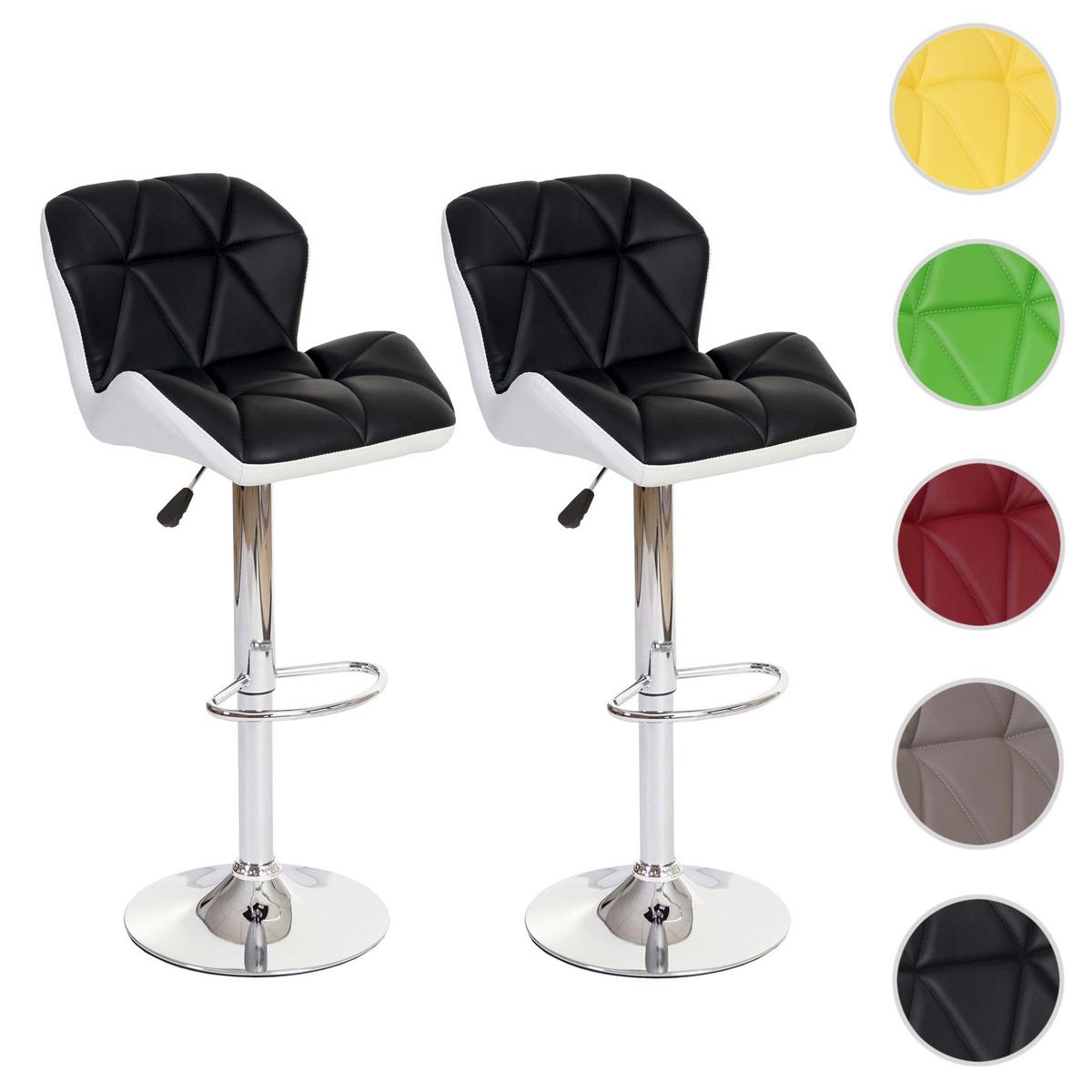 BARHOCKER Schwarz 2er-Set - Schwarz, Textil (44/106/49cm) - MCW