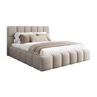 POLSTERBETT VENEZIA mit Bettkasten 180x200, Castel 80 - Greige, Textil (180/200cm) - Lookway