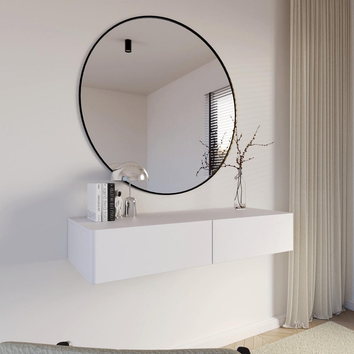 WANDKONSOLE Olio WEISS 110 CM - Weiß, Holzwerkstoff (110/17/41.6cm) - Selsey