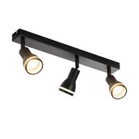 DECKENSTRAHLER Heidelberg 3-flammig 42/5.5/15.7 cm - Schwarz, Metall (42/5.5/15.7cm) - Nettlife