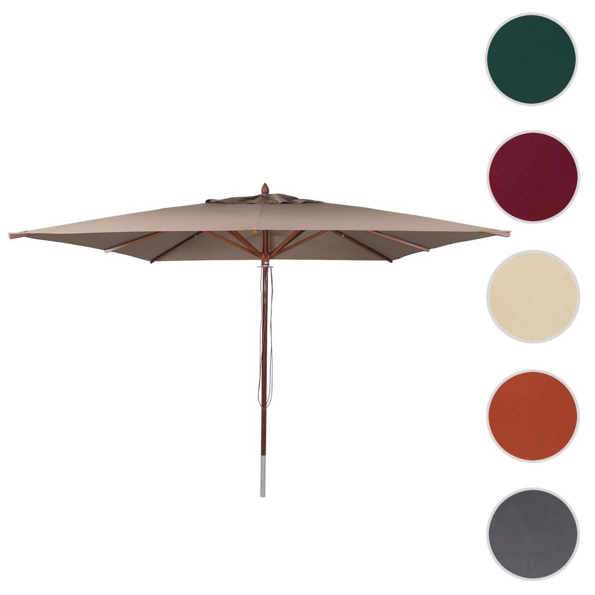 SONNENSCHIRM C57B taupe - Taupe, Holz (300/300cm) - MCW