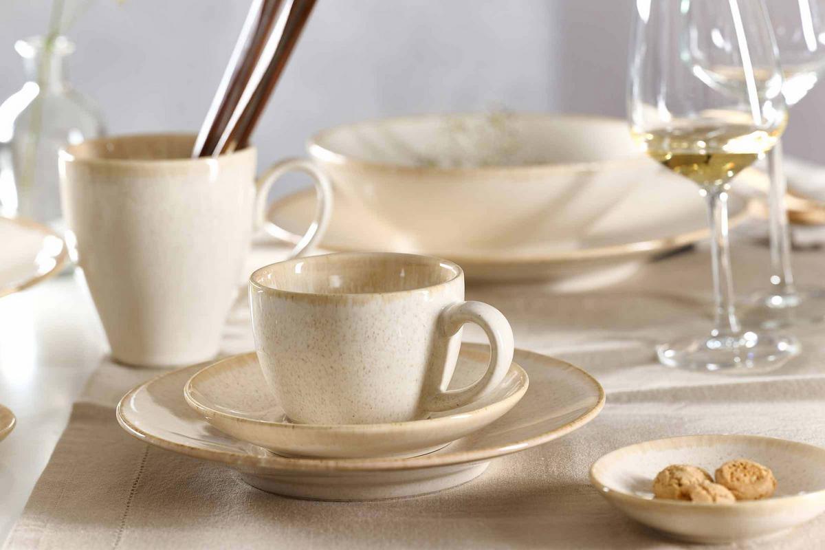 DESSERTTELLER Sahara Creme ø 20,5 cm 4er Set - Creme, Keramik (20.5cm) - Ritzenhoff Breker