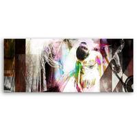 KUNSTDRUCK Bunt 90/30 cm - Multicolor, Textil (90/30cm) - KUNSTLOFT