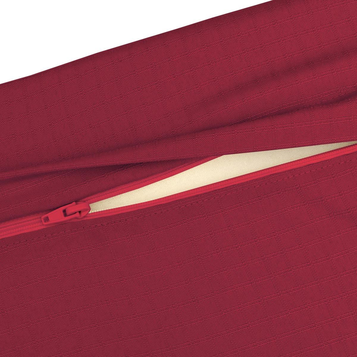 PALETTENKISSEN Eco Elements Rücken 60/40/20cm Rot (2tlg) - Rot, Textil (20/40/60cm) - Beautissu 