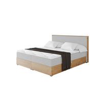 BOXBETT LOLLI9 - 140x200 - H4 Hellgrau - Hellgrau, Holzwerkstoff (140/200cm) - ALTDECOR
