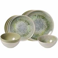 BASIC-SET Cecina Grün / Jade 12-tlg. - Grün, Keramik (2/2/2cm) - Ritzenhoff Breker