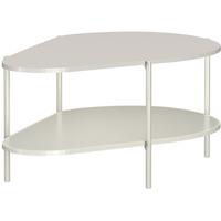COUCHTISCH Lume in Tropfenform mit Metallgestell, kaschmir - Kaschmir, Holzwerkstoff (65/90/45cm) - Beautysofa
