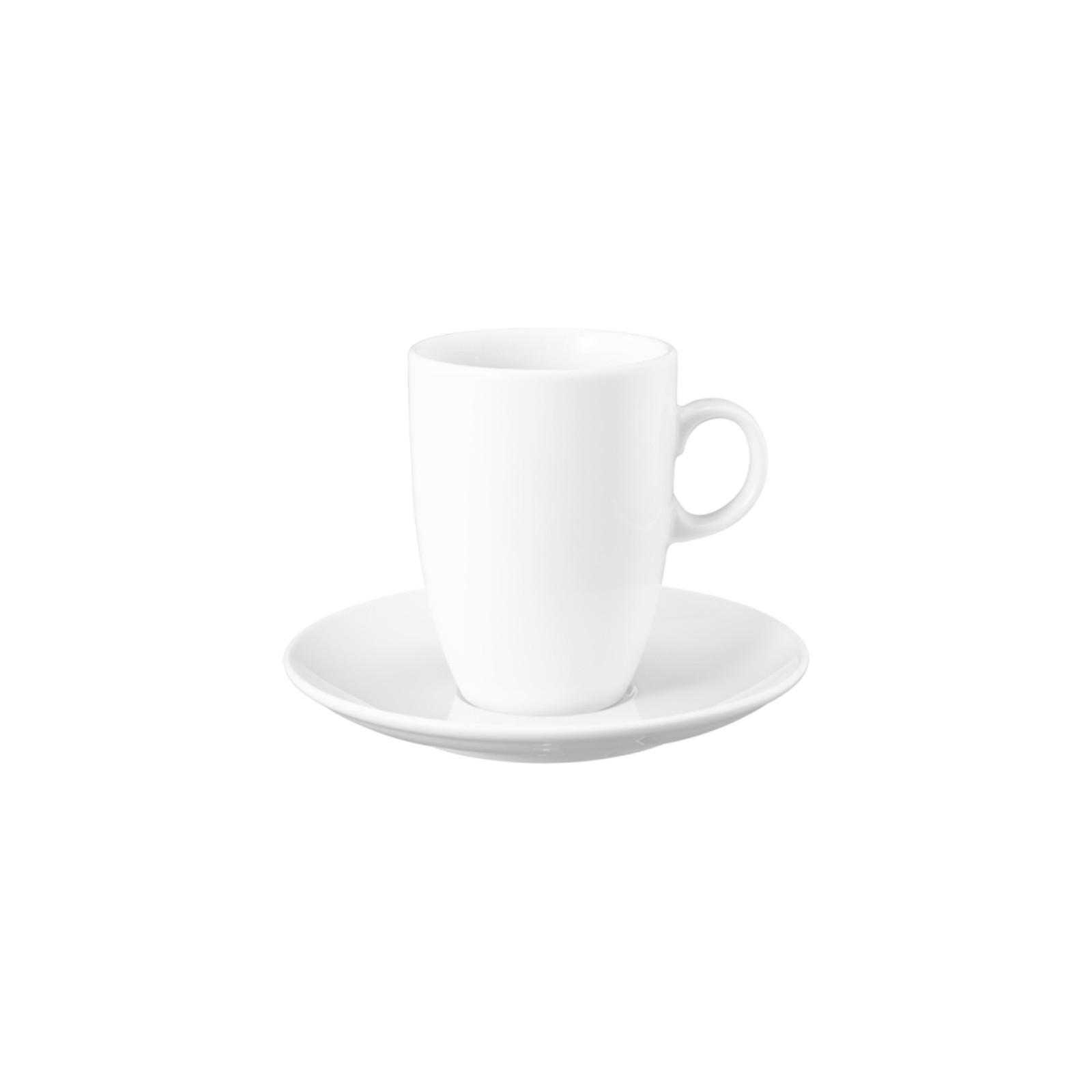 CAPPUCCINOTASSE MIT UNTERTASSE VIP. weiß 230 ml - Weiß, Keramik (0.23L) - Seltmann Weiden