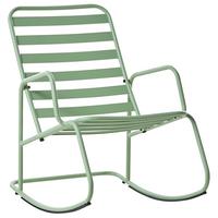 GARTEN-SCHAUKELSTUHL Grün Turi - Grün, Metall (66/92/96cm) - Beliani