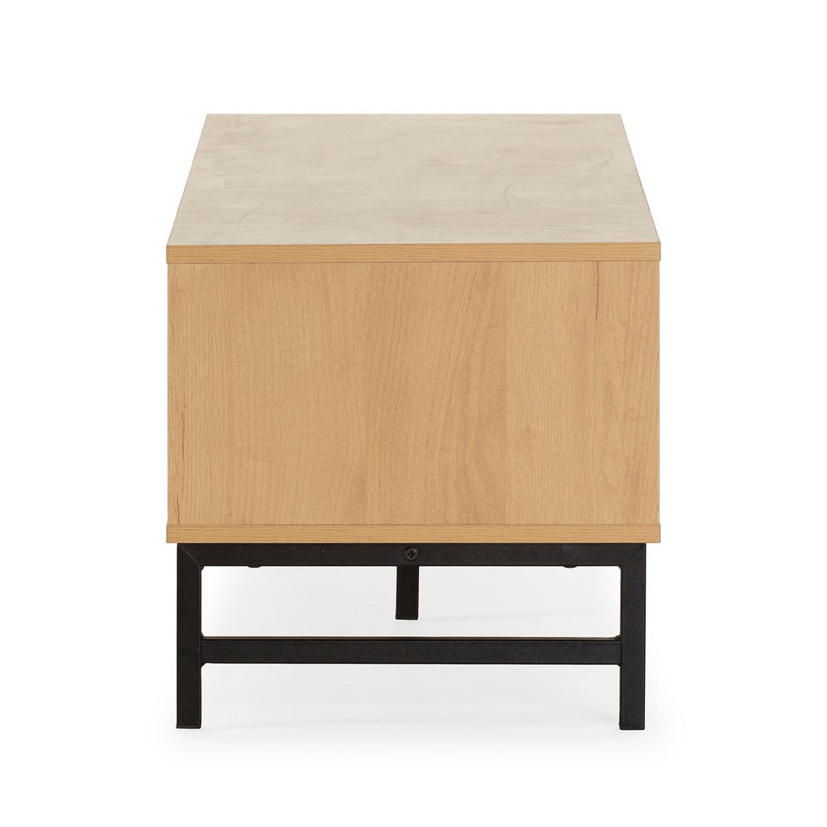 TV-ELEMENT Isis 2 Türen Eiche farbe - Honigeiche, Holzwerkstoff (120/40/40cm) - VS Venta-stock