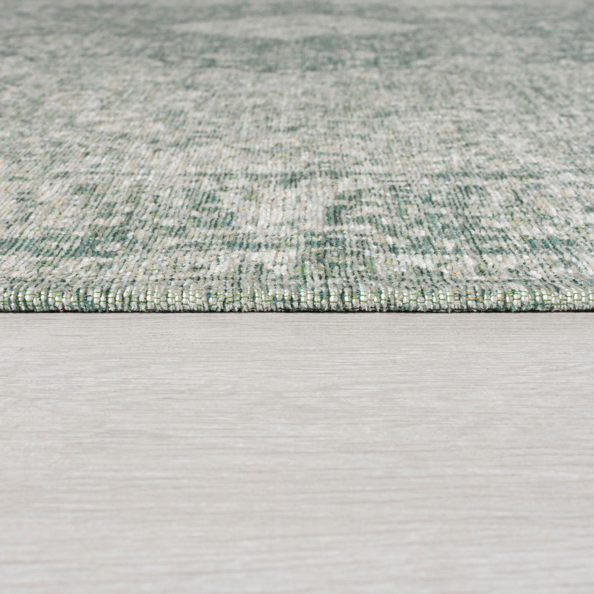 TEPPICH COQUET, im Vintage-Stil, Grün, 200 x 290 cm - Grün, Textil (290/200cm) - KADIMA DESIGN