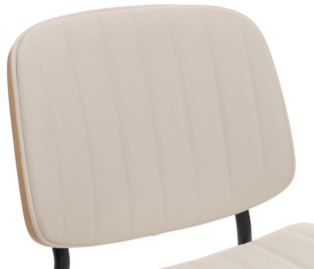 ESSZIMMERSTUHL Beige, Weiß - Beige/Weiß, Textil (49/83/52cm) - MCW