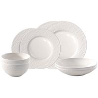 EINSTEIGER-SET Manufacture Ice weiß 8-tlg. - Weiß, Keramik (2/2/2cm) - Villeroy & Boch