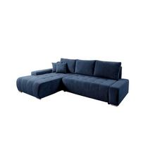 ECKSOFA Vogar In Poso - Blau, Holzwerkstoff/Textil (265/185cm) - Fun Möbel