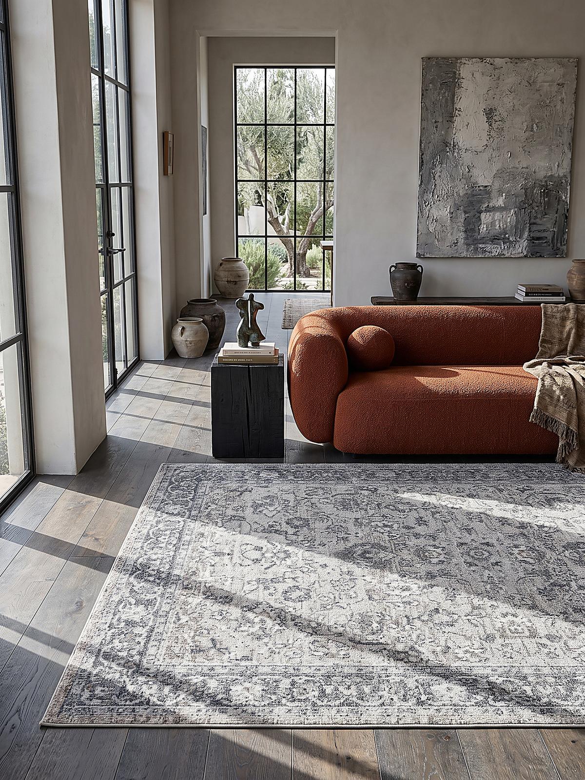 TEPPICH Outdoor Orientalisch LIMMAT Polypropylen Beige 120 x 170 cm - Beige, Textil (120/170cm) - KADIMA DESIGN