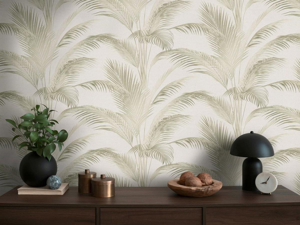 VLIESTAPETE Grün 53/1005 cm - Grün, Textil (53/1cm) - KUNSTLOFT